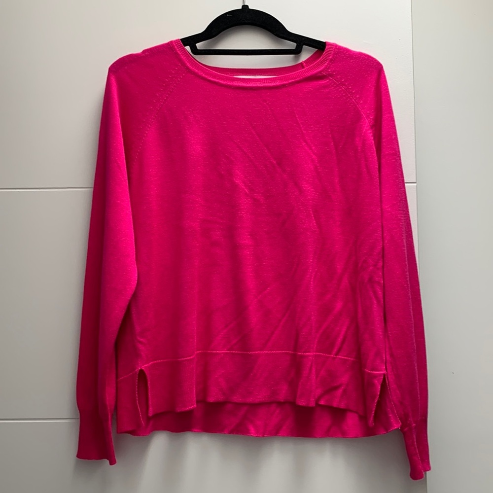 Zara Fuchsia light knit sweater